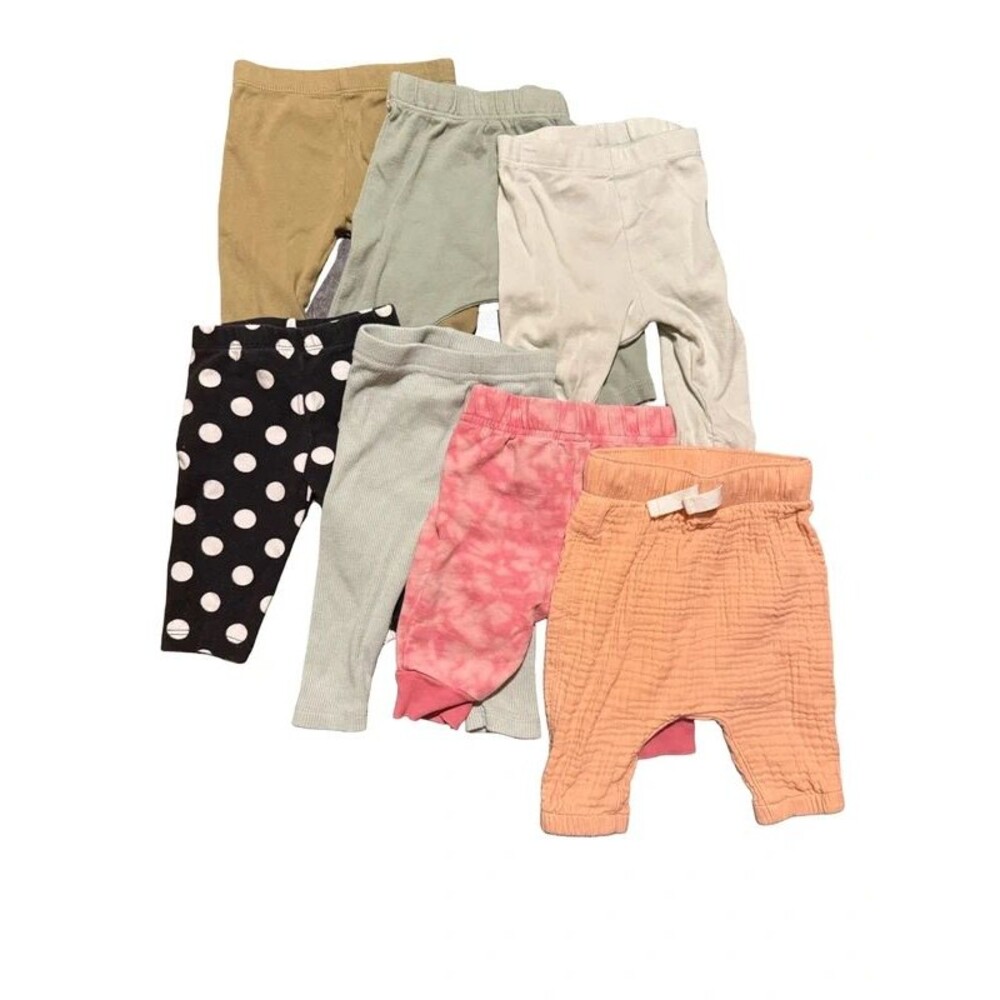 7 Pairs of 0-3 M Pants